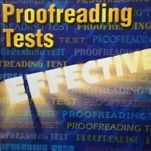 Effective Proofreading Tests - Form 1