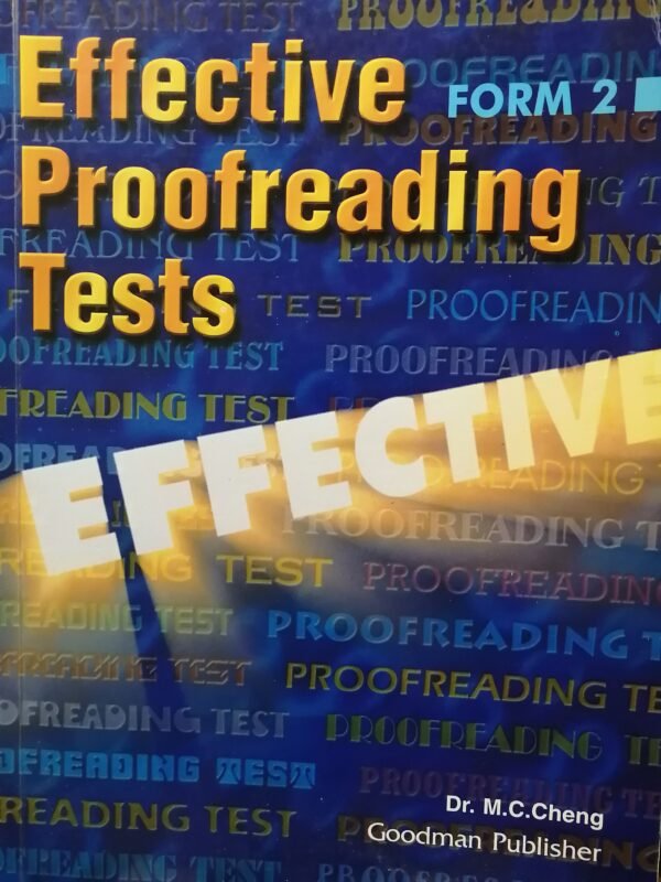 Effective Proofreading Tests - Form 2